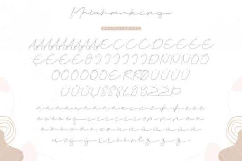 Matchmaking Handwriting Font 4