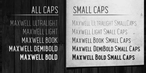Maxwell Sans Font Family 3