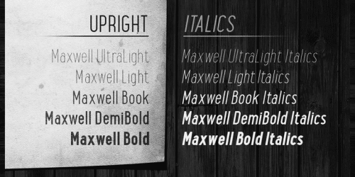 Maxwell Sans Font Family 4