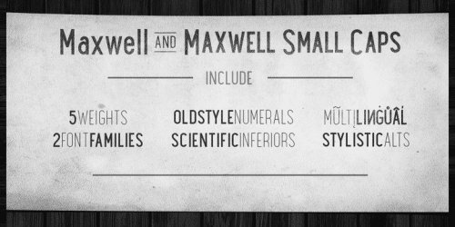 Maxwell Sans Font Family 5