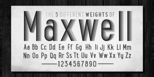 Maxwell Sans Font Family 6