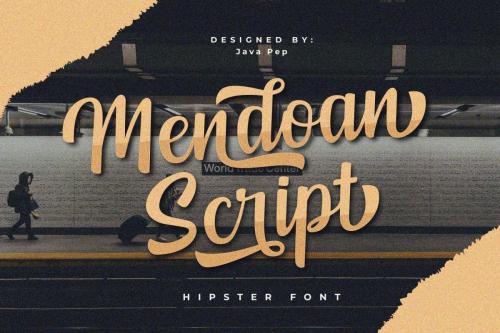 Mendoan Script Font 1