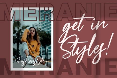 Meranie Signature Font 3