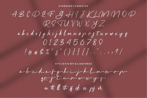 Meranie Signature Font 7
