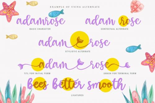 Mermaid Stories Font 6