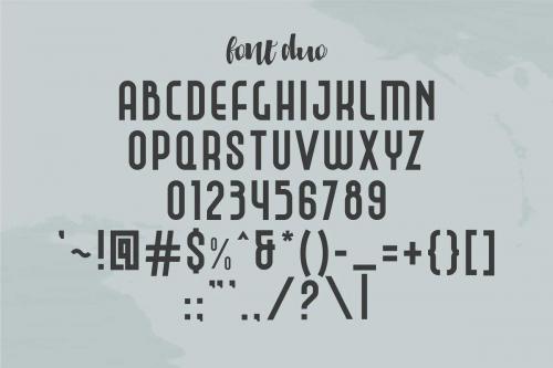 Millicious Font Duo 7