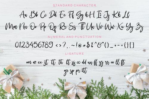 Miss Betty Script Font 9