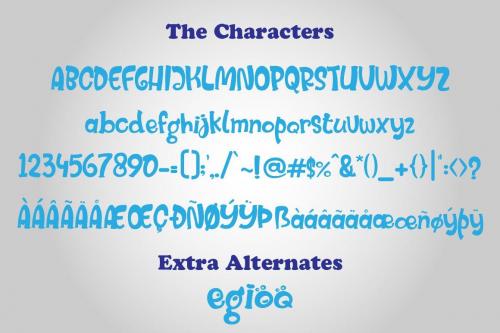 Mister Froggie Playful Font 5