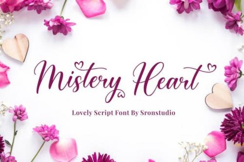 Mistery Heart Calligraphy Font