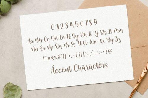 Mistikus Cinta Handwritten Font 4