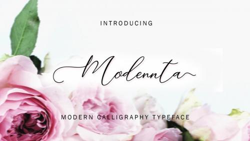 Modennta Script Font 1