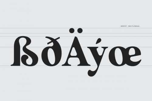 Modyst Serif Font 4