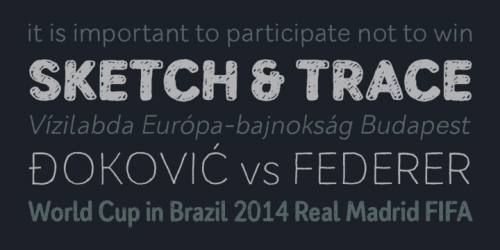Mozzart Sketch Font 5
