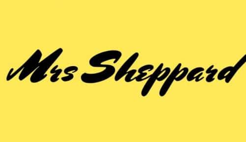 Mrs Sheppards Script Font 1