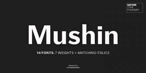 Mushin Sans Serif Font 1