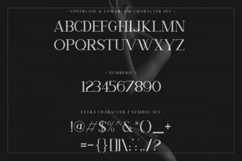 Nathanos Serif Font 8