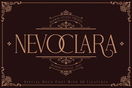 Nevoclara Modern Vintage Font 1