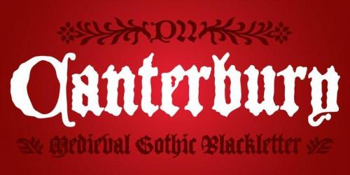 P22 Canterbury Font 1