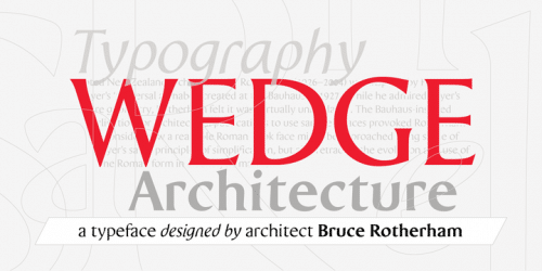 P22 Wedge Font 1