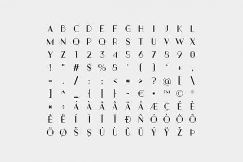 Partem Free Typeface 6
