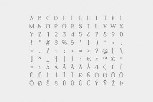Partem Free Typeface 7