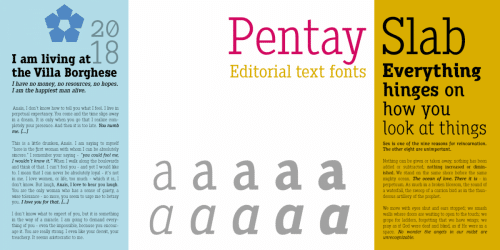 Pentay Slab Book Font 5