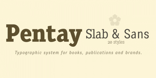 Pentay Slab Book Font 6