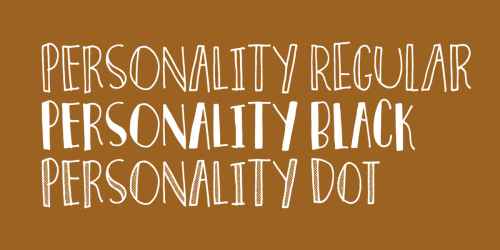 Personality Font 5