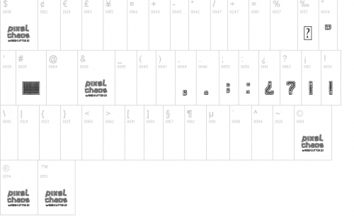 Pixel Chaos Font 3