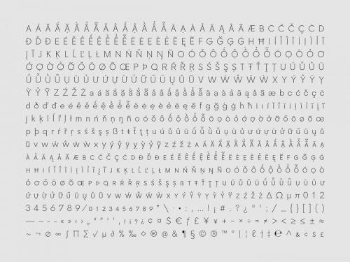 Placid Armor Typeface 2