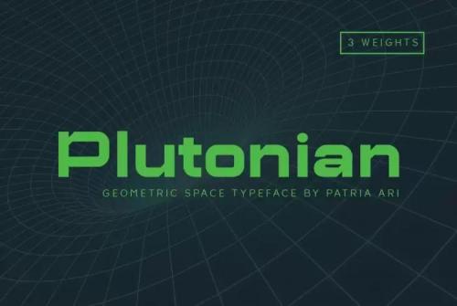 Plutonian Font 1