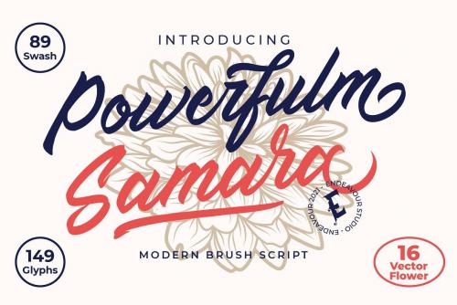 Powerfulm Samara Script Font 1
