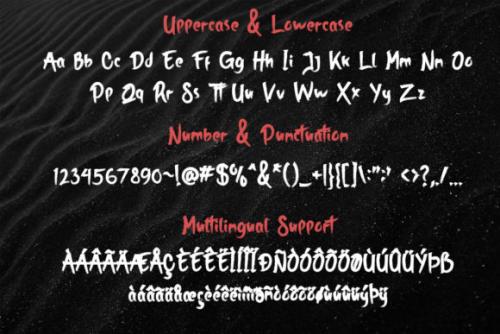 Qallego Brush Font 6