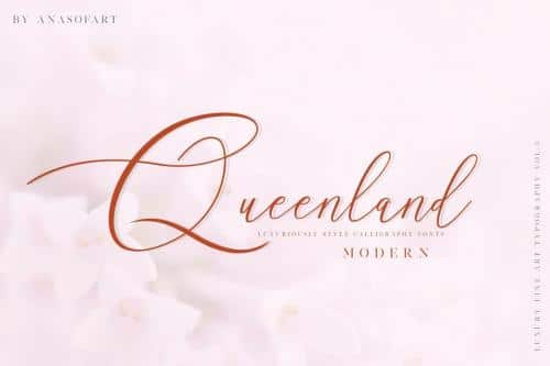 Queenland Script Font 1