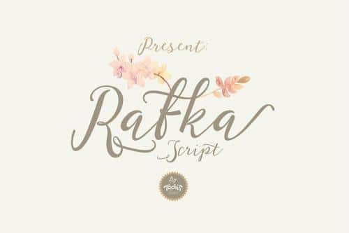 Rafka Script Font 1
