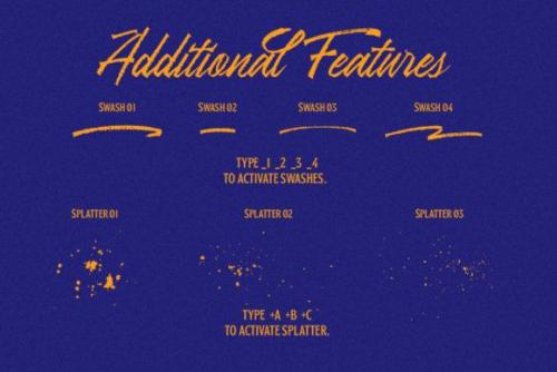 Ranshell Handbrush Font 4