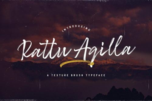 Rattu Aqilla Brush Font 1
