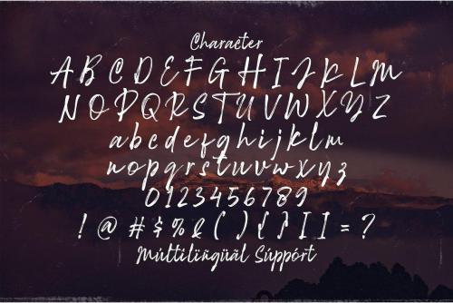 Rattu Aqilla Brush Font 14