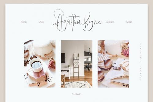 Raysat Elegant Signature Font 3