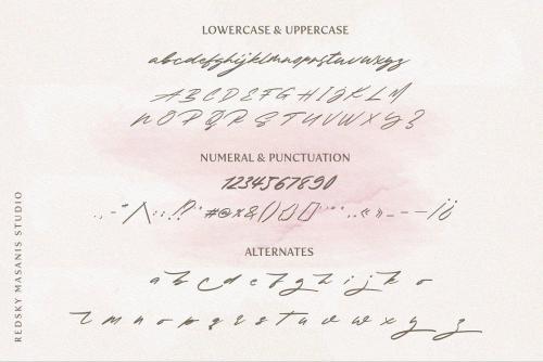 RedSky Script Font 5