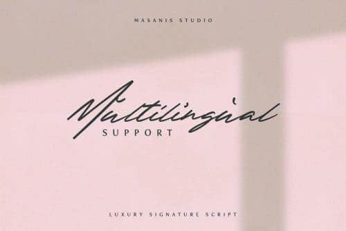 RedSky Script Font 6