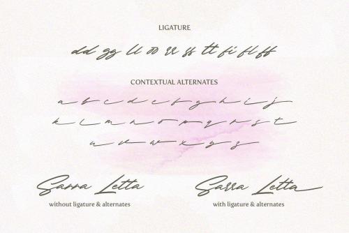 RedSky Script Font 7