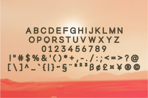 Rennoya Sans Serif Font 3
