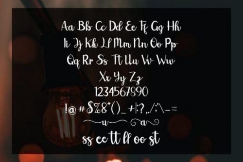 Restu Calligraphy Font 4