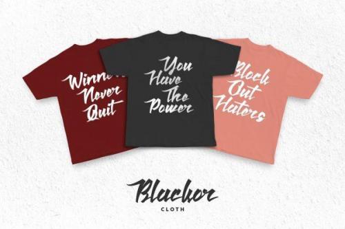 Reverse Lettering Font 2