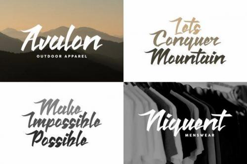 Reverse Lettering Font 6