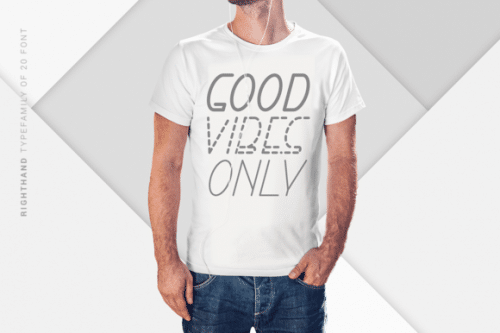 Right Hand Font Family 6