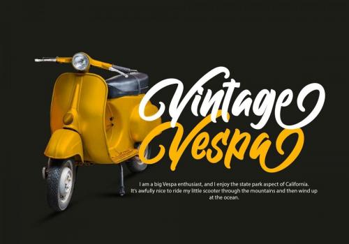 Rolling Bold Script Font 5