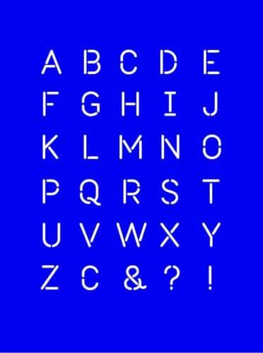 Roska – Stencil Font 3