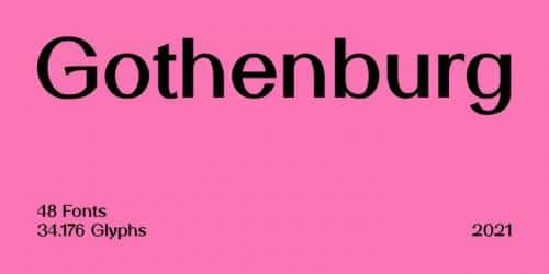 SK Gothenburg Sans Serif Font